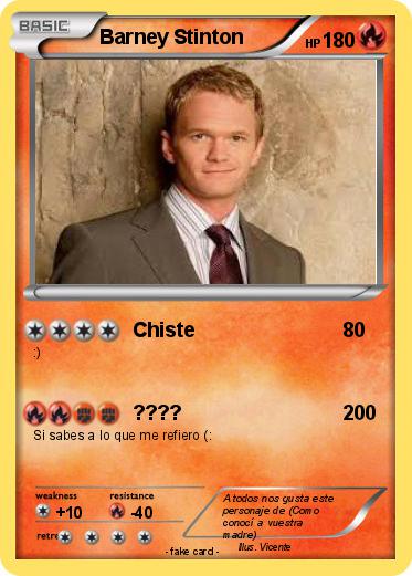 Pokemon Barney Stinton