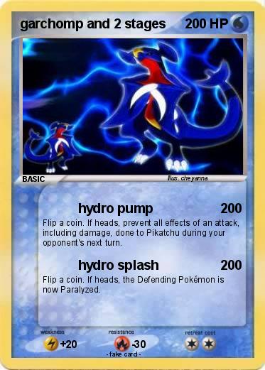 Pokemon garchomp and 2 stages