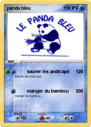 Pokemon panda bleu