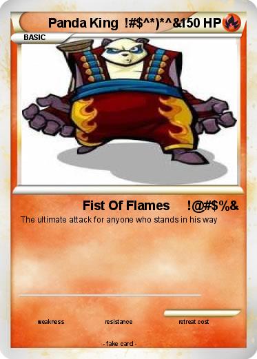 Pokemon Panda King  !#$^*)*^&