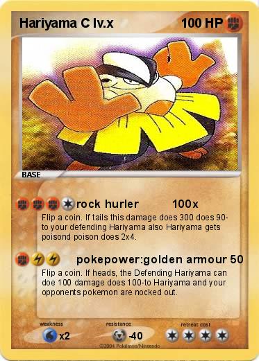 Pokemon Hariyama C lv.x