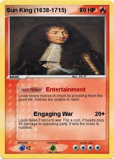 Pokemon Sun King (1638-1715)