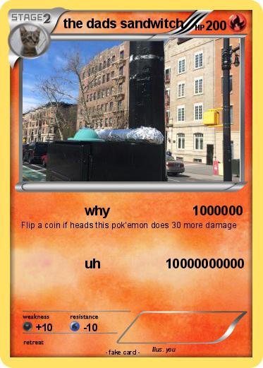 Pokemon the dads sandwitch