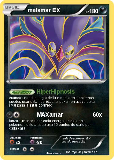Pokemon malamar EX