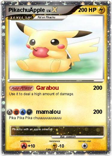 Pokemon PikachuÄpple