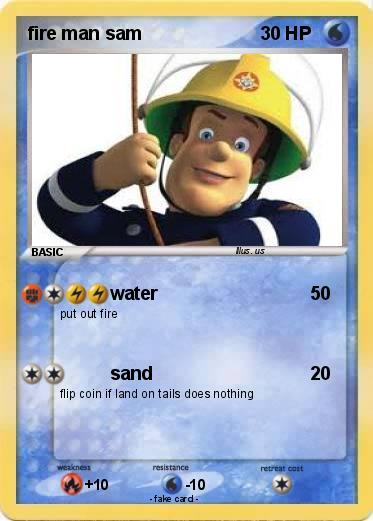 Pokemon fire man sam