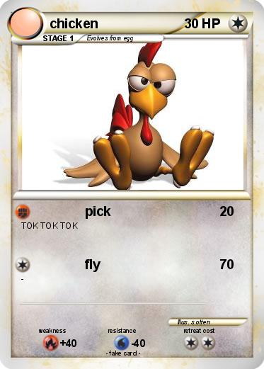 Pokemon chicken