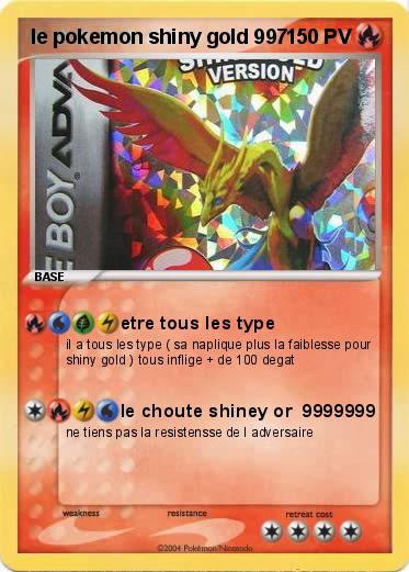Pokemon le pokemon shiny gold 997