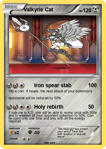 Pokemon Valkyrie Cat