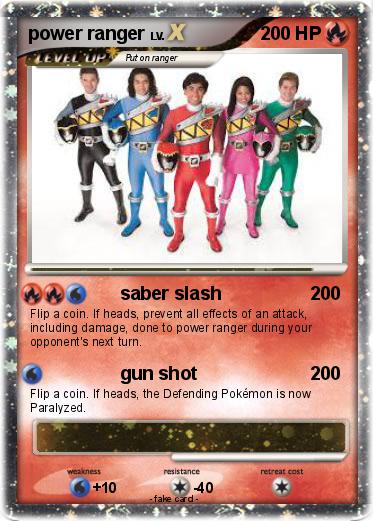 Pokemon power ranger