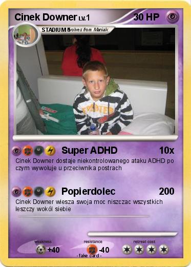 Pokemon Cinek Downer