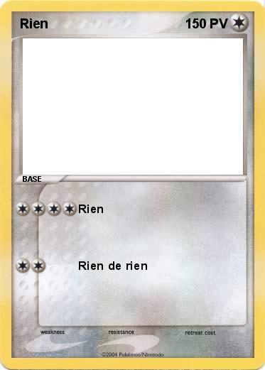 Pokemon Rien