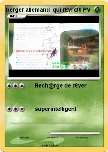 Pokemon berger allemand  qui r£vre