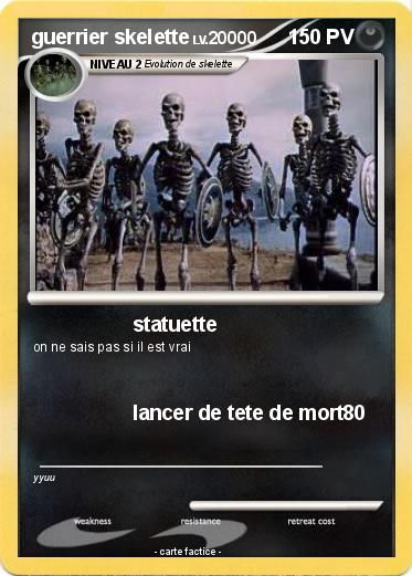 Pokemon guerrier skelette