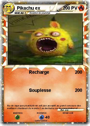 Pokemon Pikachu ex
