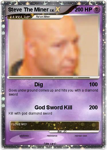 Pokemon Steve The Miner