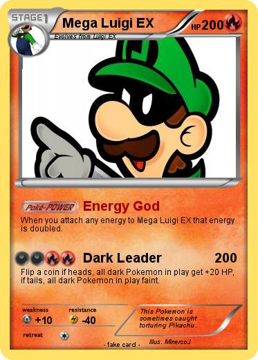 Pokemon Mega Luigi EX