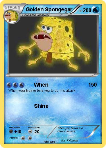 Pokemon Golden Spongegar