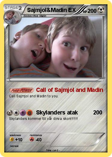 Pokemon Sajmjol&Madin EX