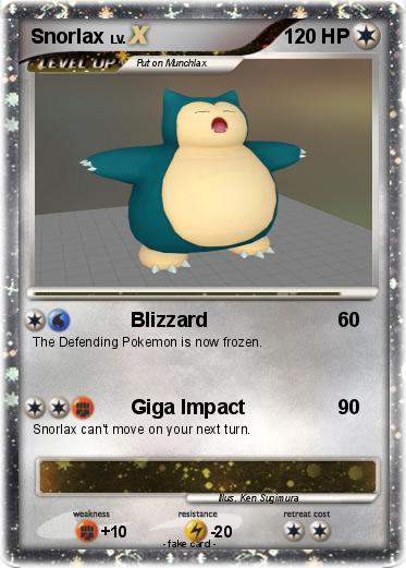 Pokemon Snorlax