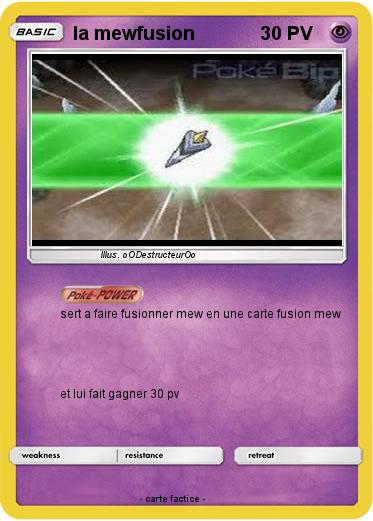 Pokemon la mewfusion
