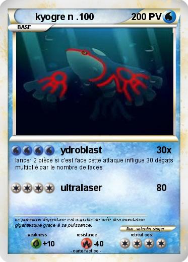 Pokemon kyogre n .100