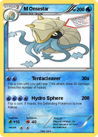 Pokemon M Omastar