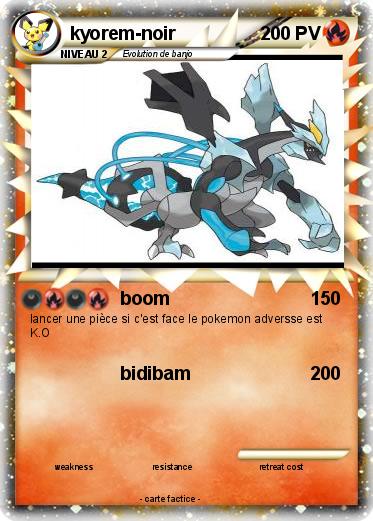 Pokemon kyorem-noir