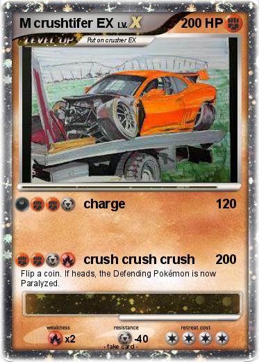 Pokemon M crushtifer EX