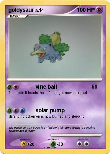 Pokemon goldysaur