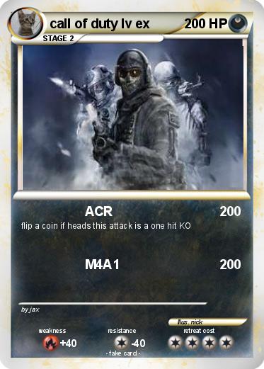 Pokemon call of duty lv ex