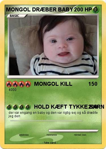 Pokemon MONGOL DRÆBER BABY