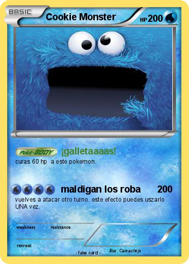Pokemon Cookie Monster