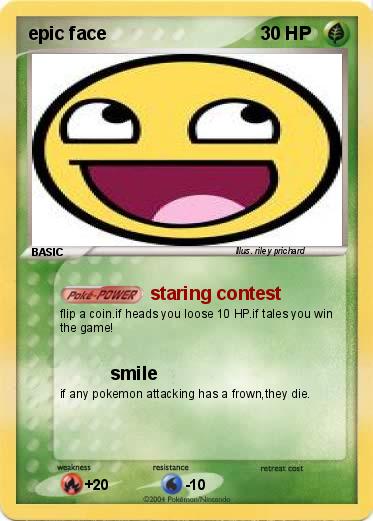 Pokemon epic face