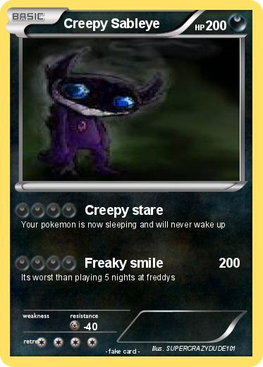 Pokemon Creepy Sableye