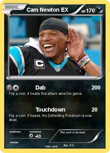 Pokemon Cam Newton EX