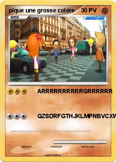 Pokemon pique une grosse colère