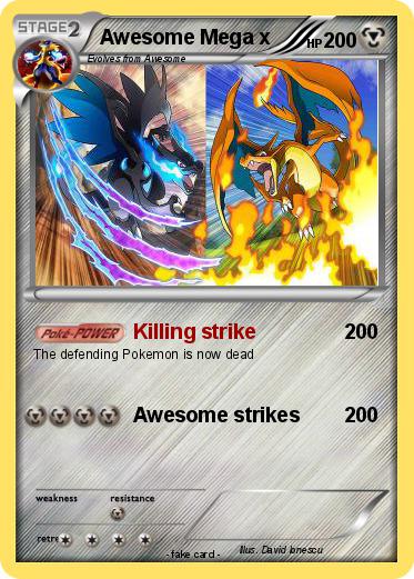 Pokemon Awesome Mega x