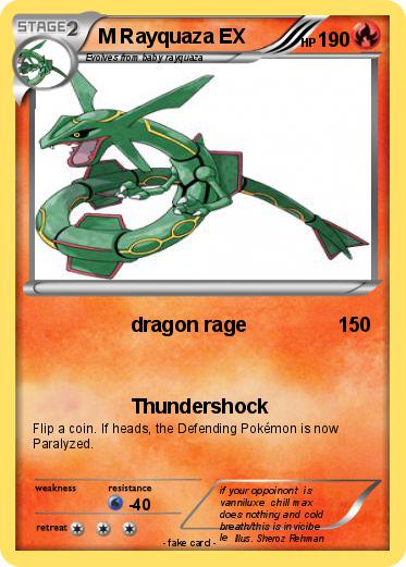 Pokemon M Rayquaza EX