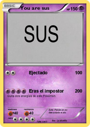 Pokemon You are sus