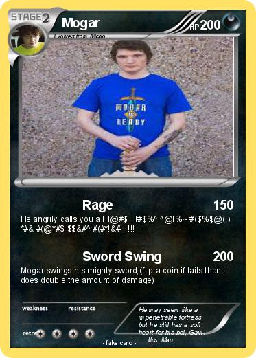 Pokémon Mogar - Rage - My Pokemon Card