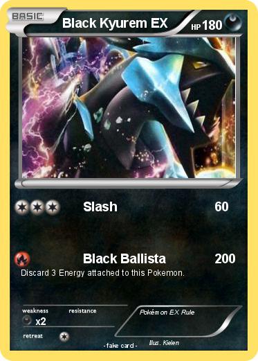 Pokemon Black Kyurem EX