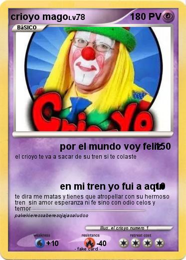 Pokemon crioyo mago