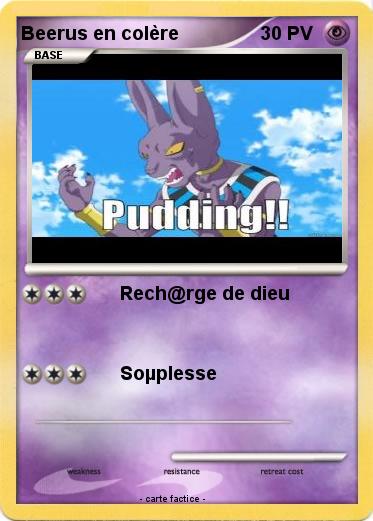 Pokemon Beerus en colère