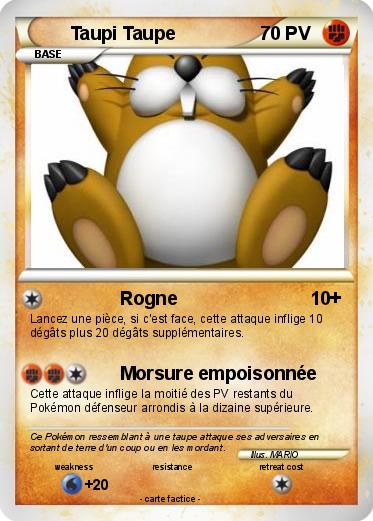 Pokemon Taupi Taupe