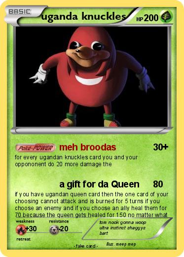 Pokemon uganda knuckles