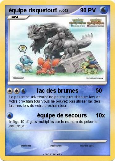 Pokemon équipe risquetout!