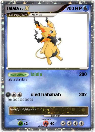 Pokemon lalala