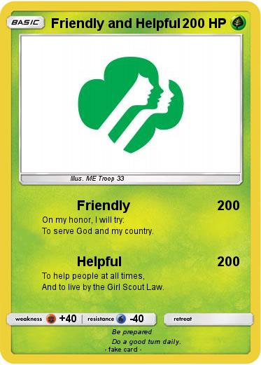 Pokemon Friendly and Helpful