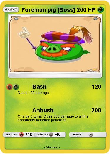 Pokemon Foreman pig [Boss]
